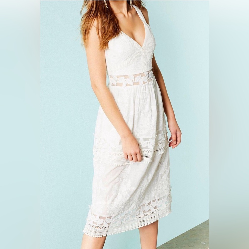 White dress by Chelsea and Violet